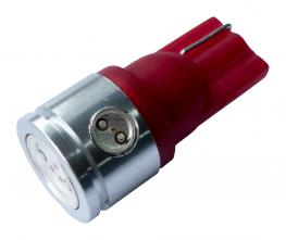 LED auto žárovka T10 W5W červená Ceramic