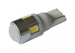 Cree LED auto žárovka T10 W5W 360° bílá