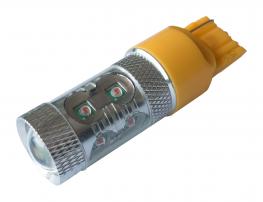Osram LED auto žárovka T20-W21W Canbus žlutá 7440